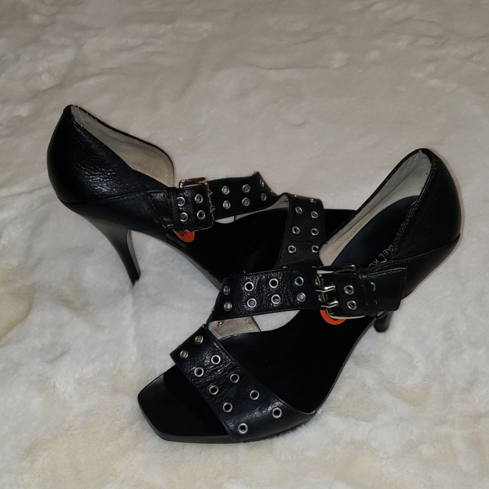 Michael Kors black strappy sandals